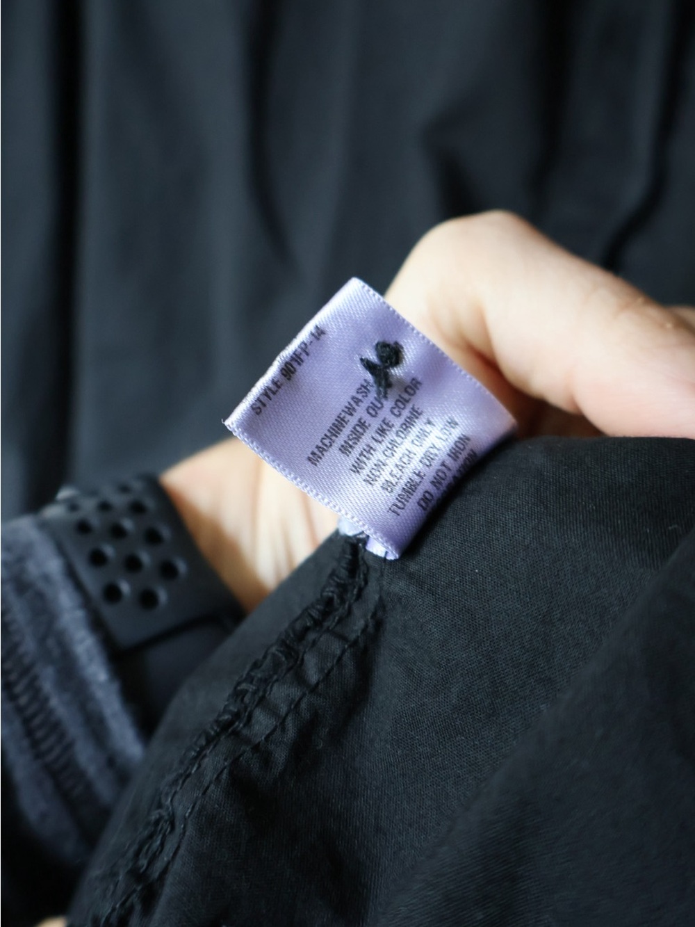 CP Shades Black Button-Up Shirt Cotton Oversized Women’s XS Natural Dye - Picture 5 of 6